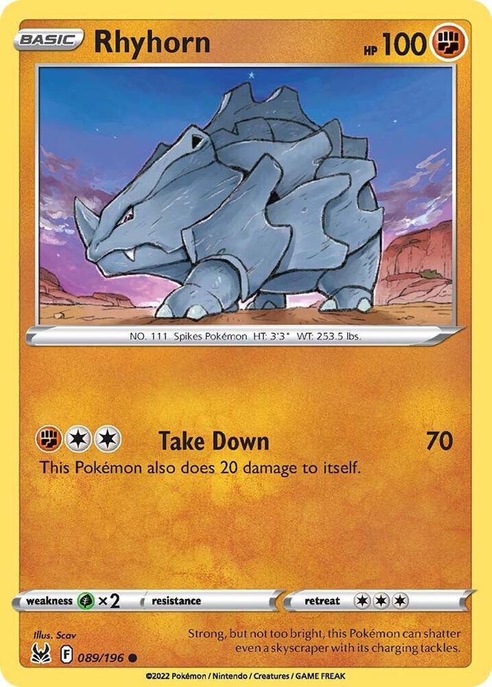 Rhyhorn - #089/196