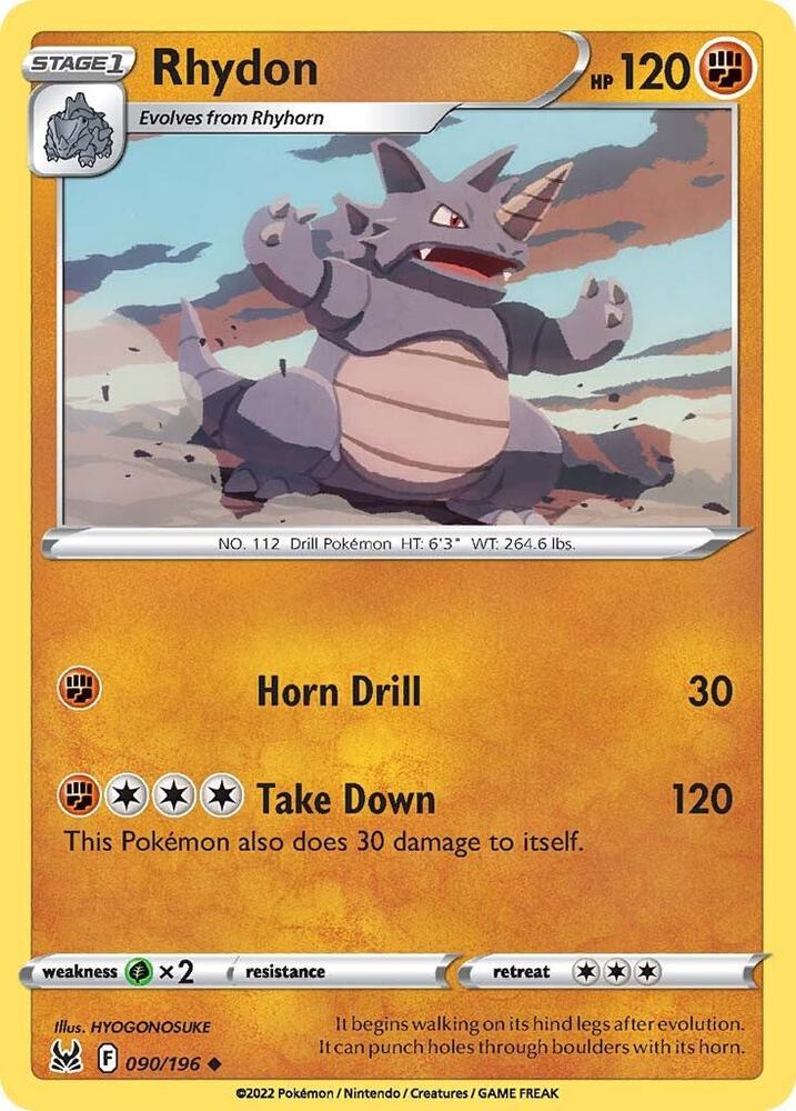 Rhydon - #090/196