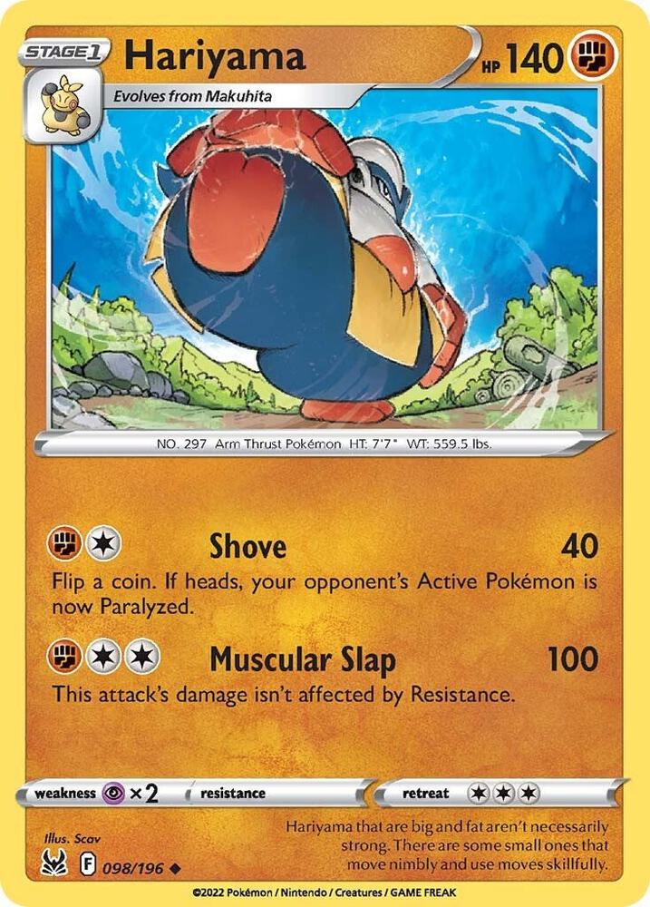 Hariyama - #098/196