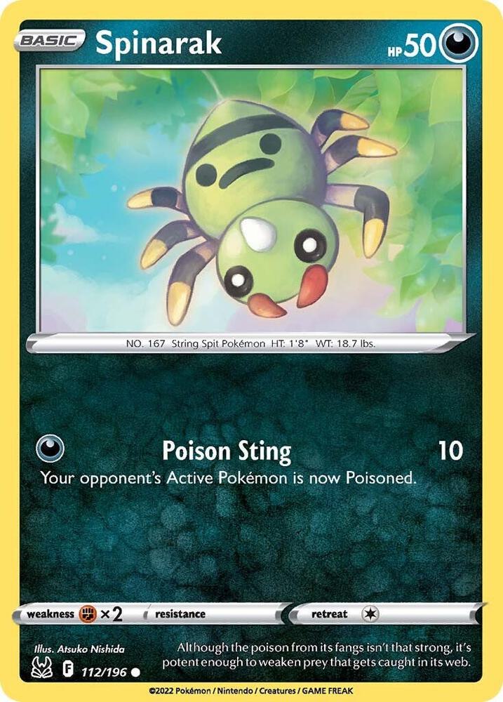 Spinarak - #112/196