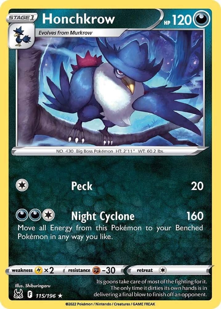 Honchkrow - #115/196