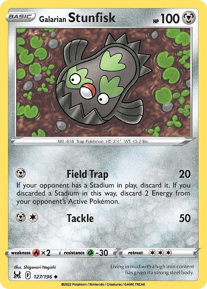Galarian Stunfisk - #127/196