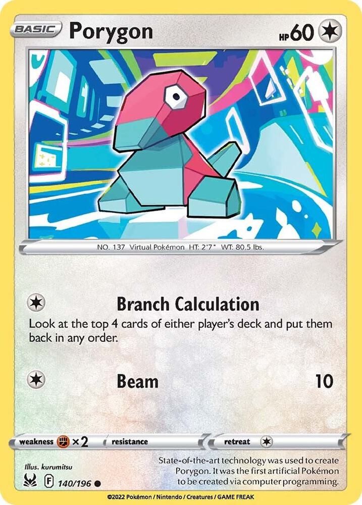 Porygon - #140/196