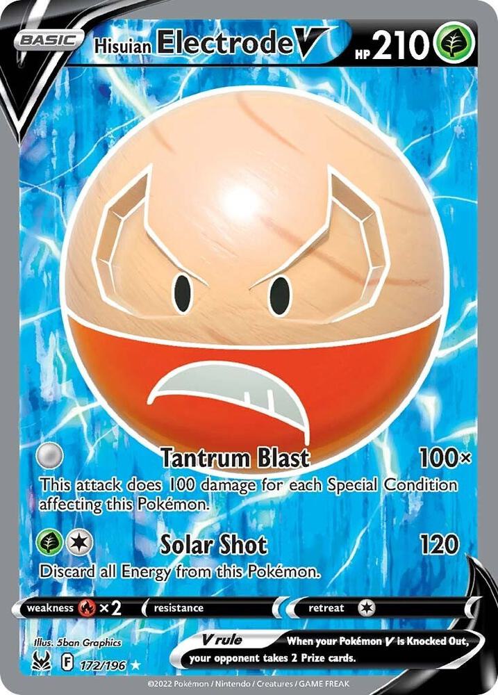 Hisuian Electrode V (Full Art) - #172/196