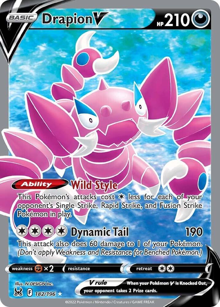 Drapion V (Full Art) - #182/196