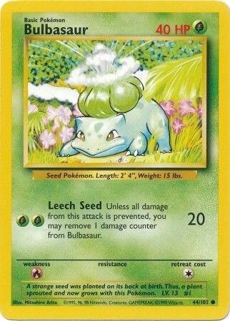 Bulbasaur - #044/102