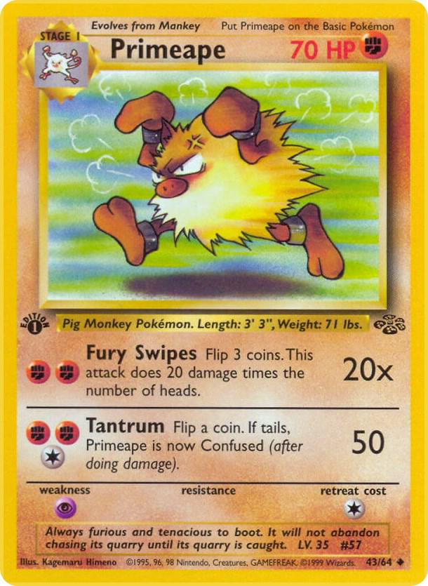 Primeape - #43/64