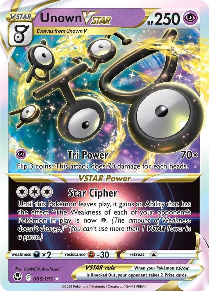 Unown VSTAR #066/195