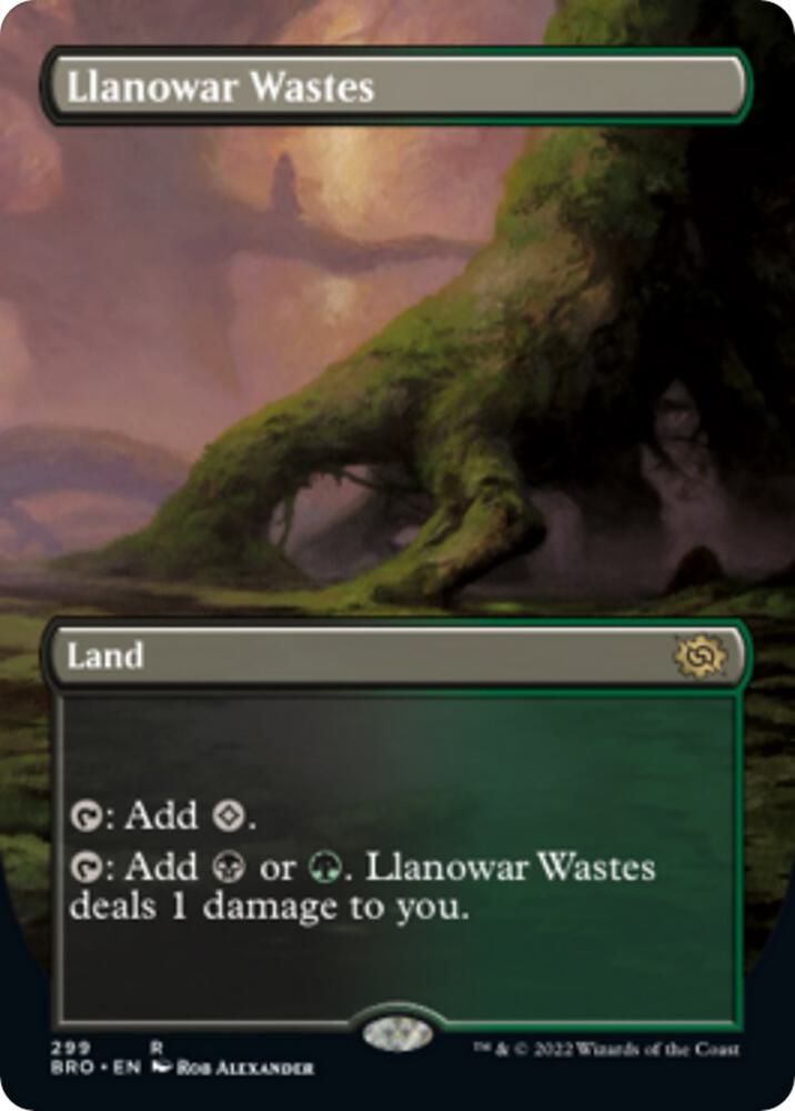 Llanowar Wastes (Borderless) - #299