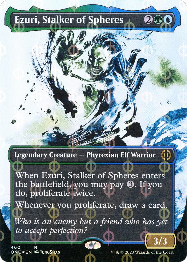 Ezuri, Stalker of Spheres (Showcase) (Step-and-Compleat Foil) - #460