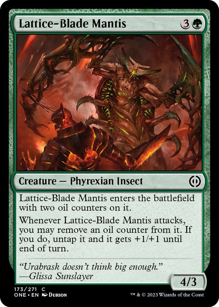 Lattice-Blade Mantis - #173