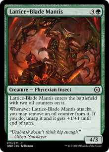 Lattice-Blade Mantis - #173