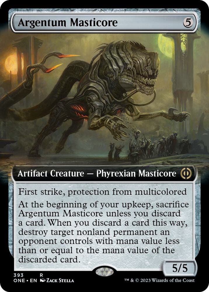 Argentum Masticore (Extended Art) - #393