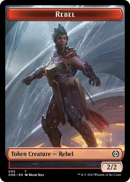 Rebel // Phyrexian Goblin Double-sided Token - #5 // 3
