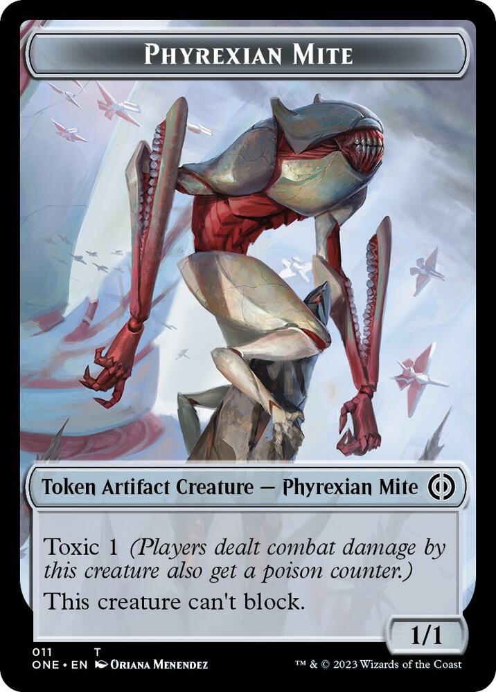 Phyrexian Mite (011) // The Hollow Sentinel Double-sided Token - #11 // 9