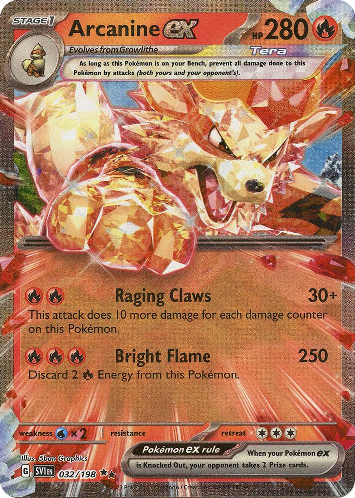Arcanine ex - #032/198