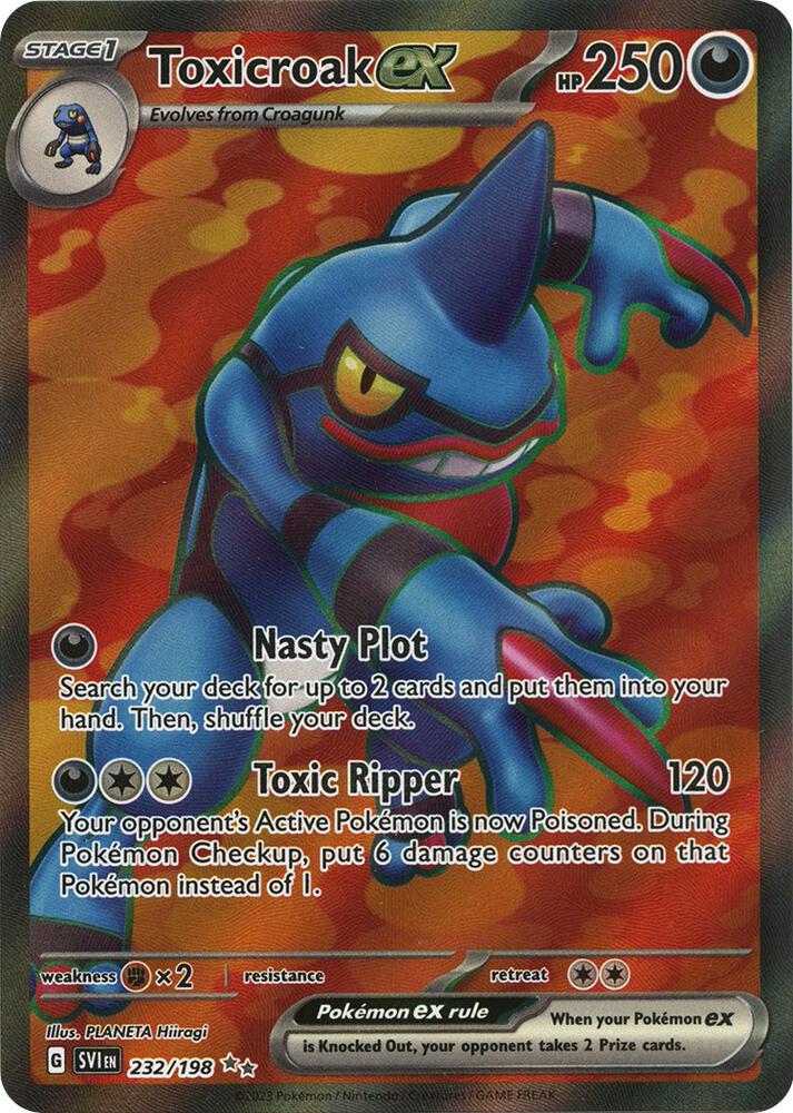 Toxicroak ex - 232/198 - #232/198