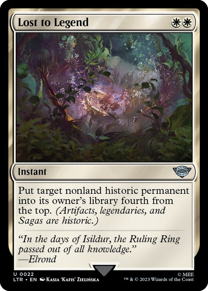 Lost to Legend - #22