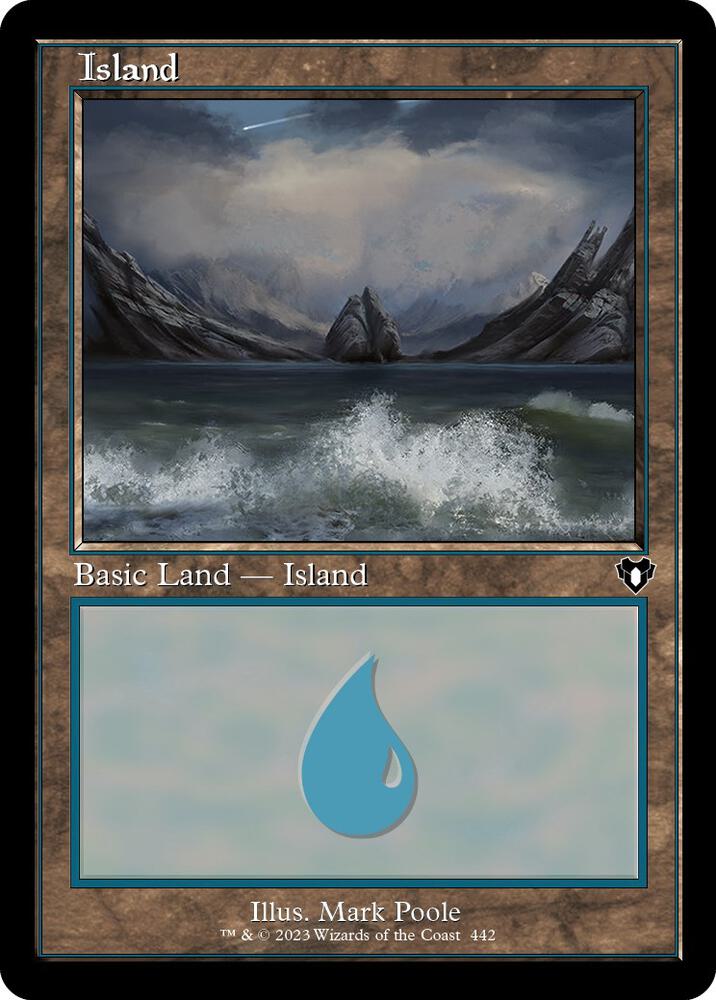 Island (442) (Retro Frame) - #442