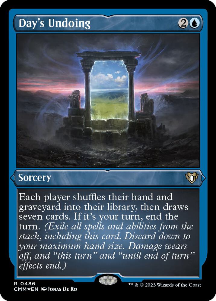 Day's Undoing (Foil Etched) - #486