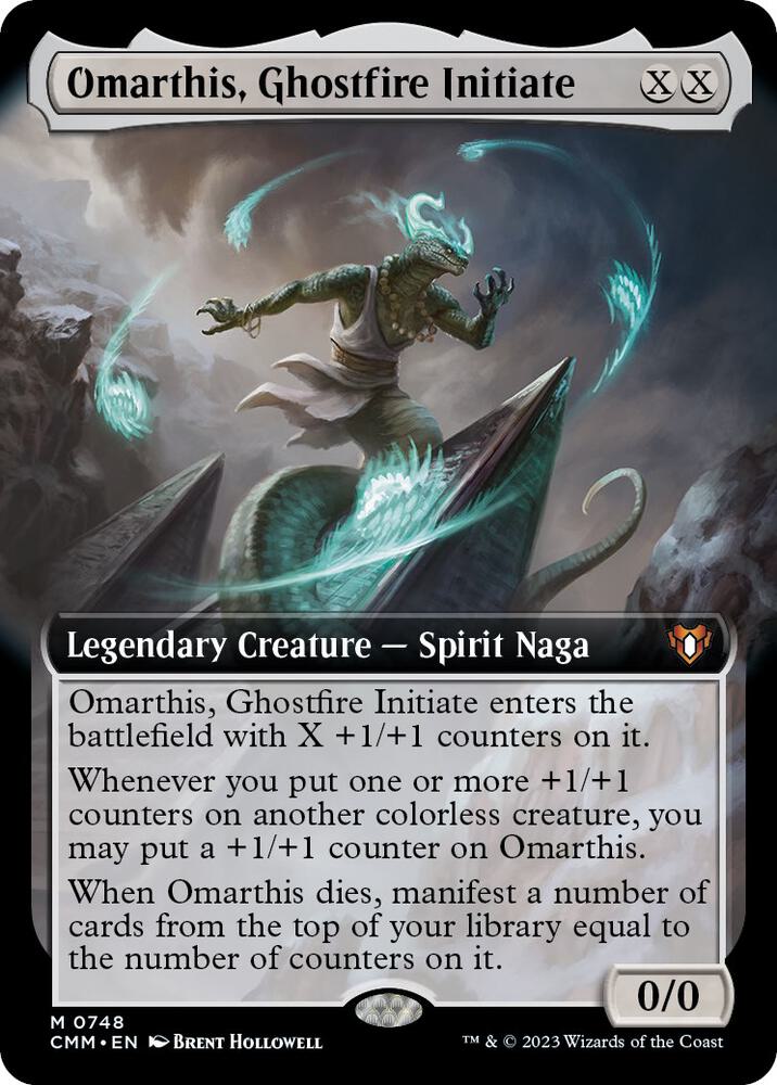 Omarthis, Ghostfire Initiate (Extended Art) - #748