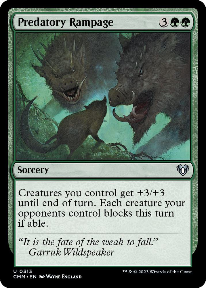 Predatory Rampage - #313