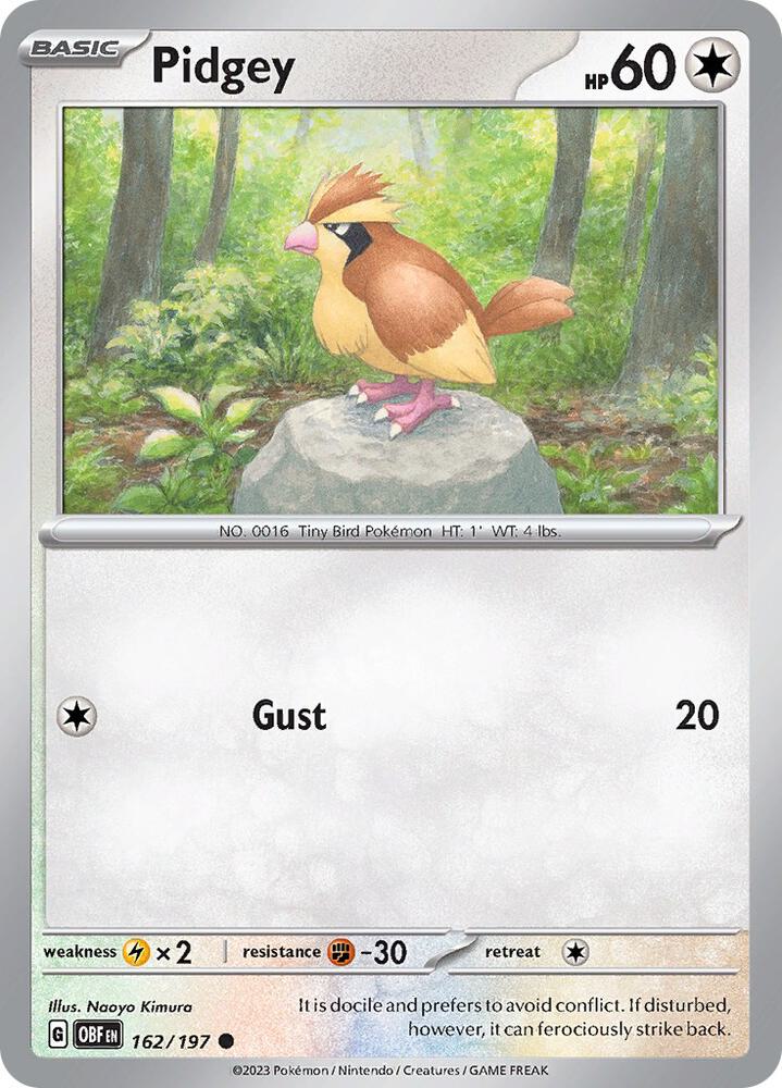 Pidgey - #162/197