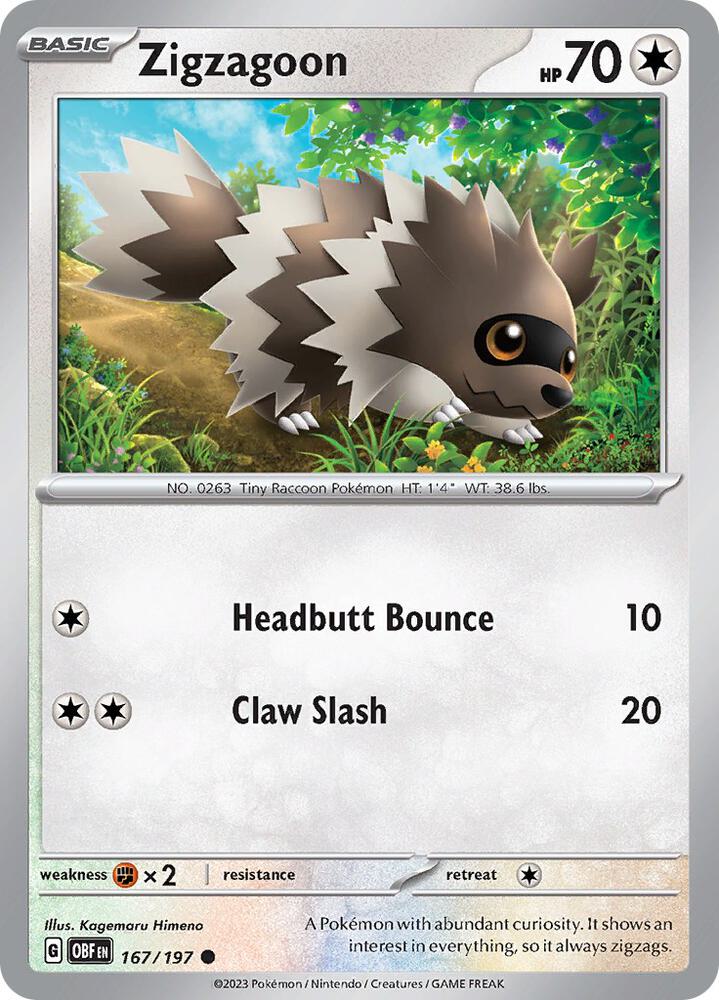 Zigzagoon - #167/197