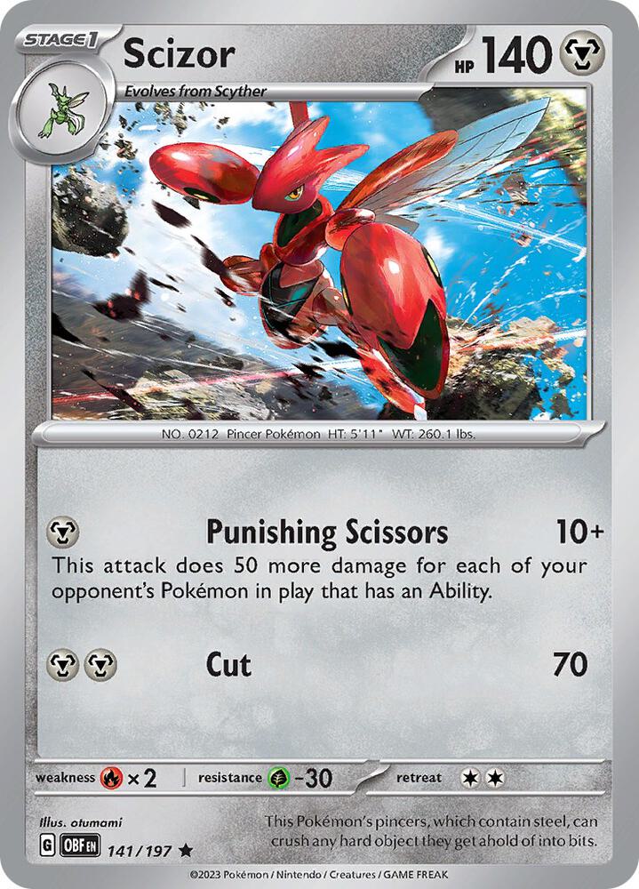 Scizor - #141/197