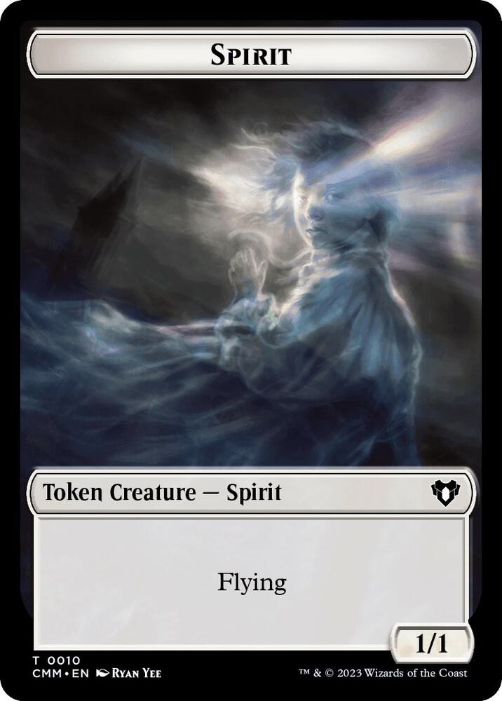 Spirit (0010) // Cat (0005) Double-Sided Token - #10 // 5