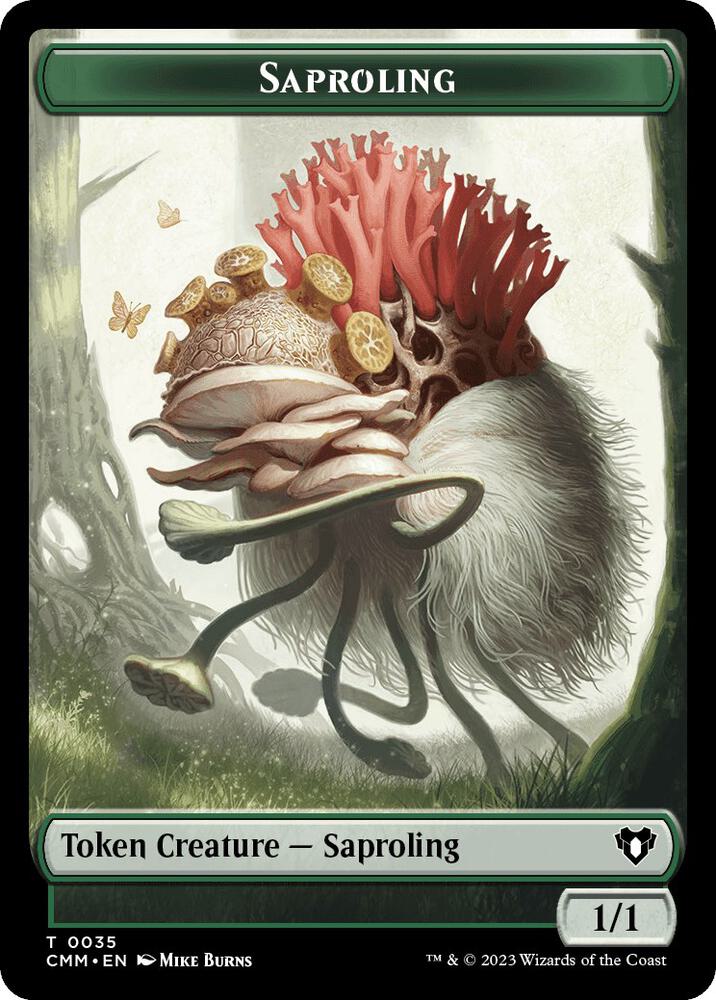 Saproling // Rat Double-Sided Token - #35 // 17