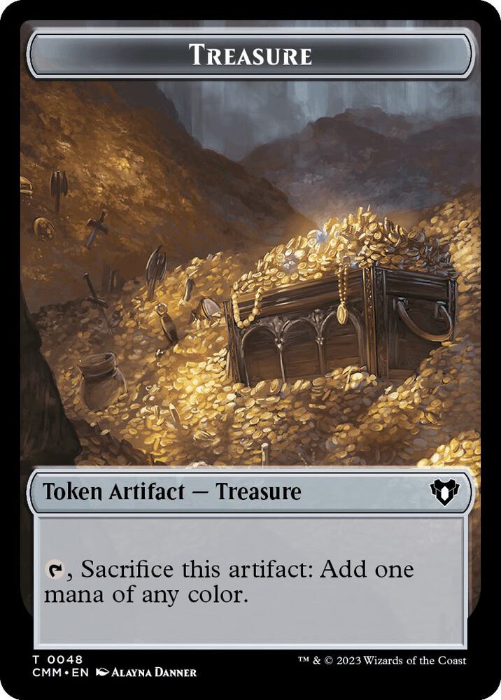 Treasure // Cat (0030) Double-Sided Token - #48 // 30