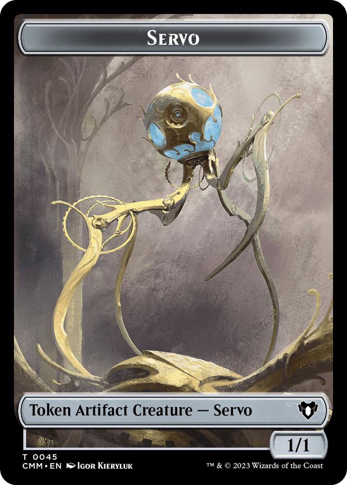 Servo // Dragon (0020) Double-Sided Token - #45 // 20