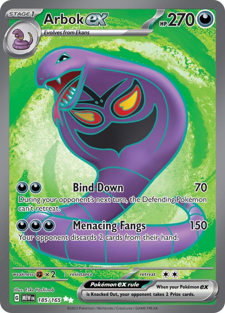 Arbok ex - 185/165 - #185/165