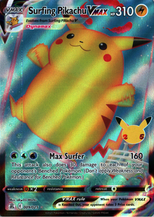 Surfing Pikachu VMAX
