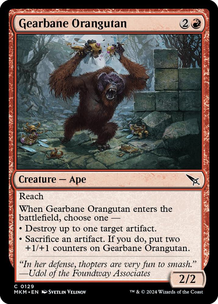 Gearbane Orangutan - #129