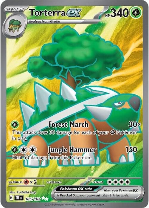 Torterra ex - 185/162 - #185/162