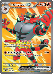 Incineroar ex - 187/162 - #187/162