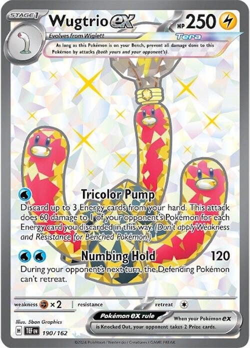 Wugtrio ex - 190/162 - #190/162