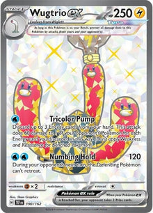 Wugtrio ex - 190/162 - #190/162