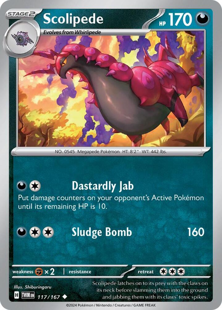 Scolipede - #117/167