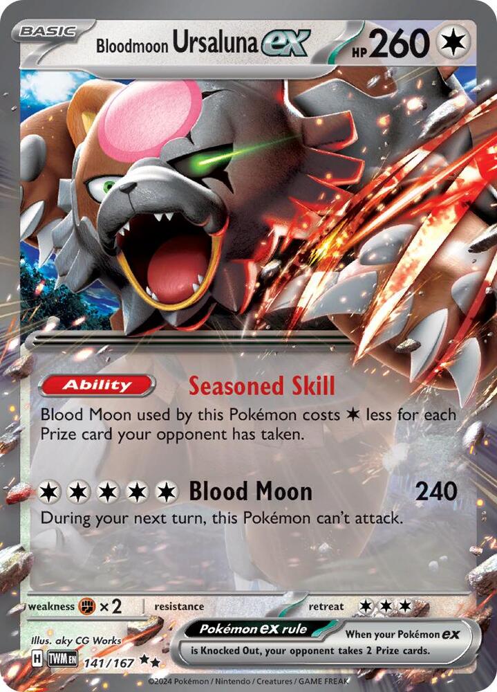 Bloodmoon Ursaluna ex - #141/167