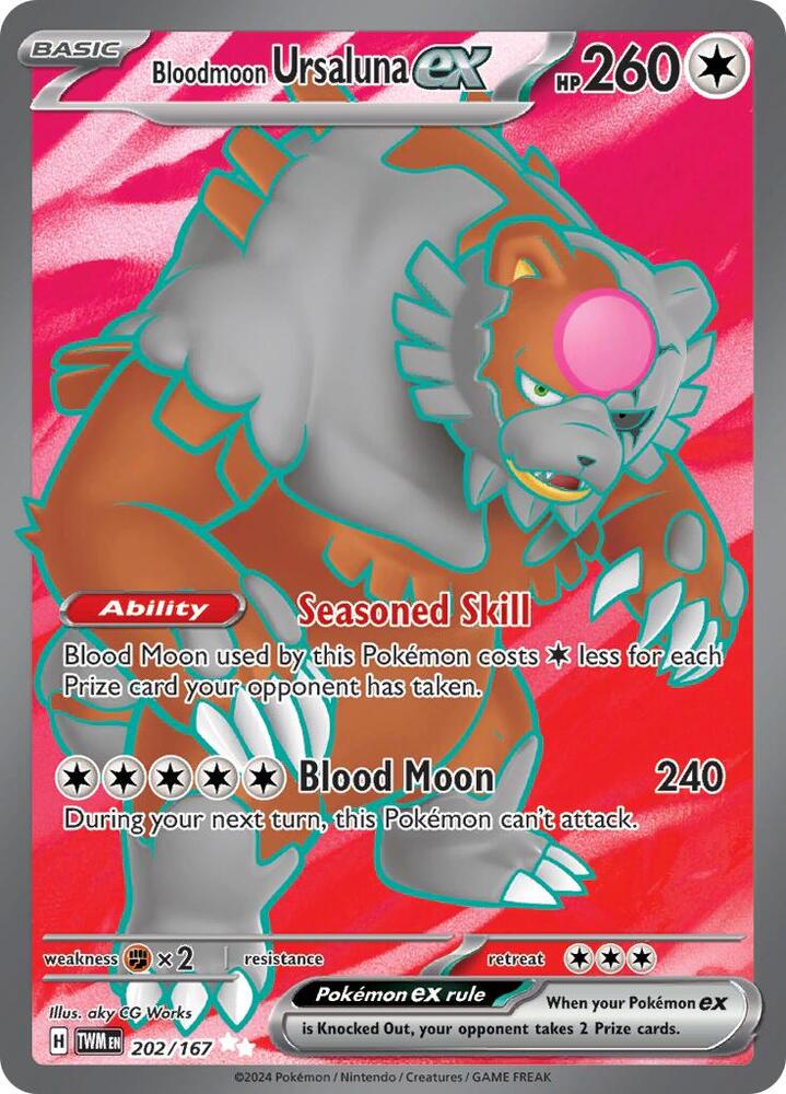 Bloodmoon Ursaluna ex - 202/167 - #202/167