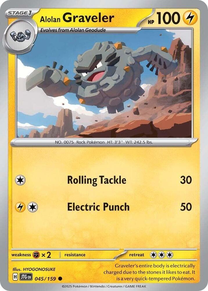 Alolan Graveler - #045/159