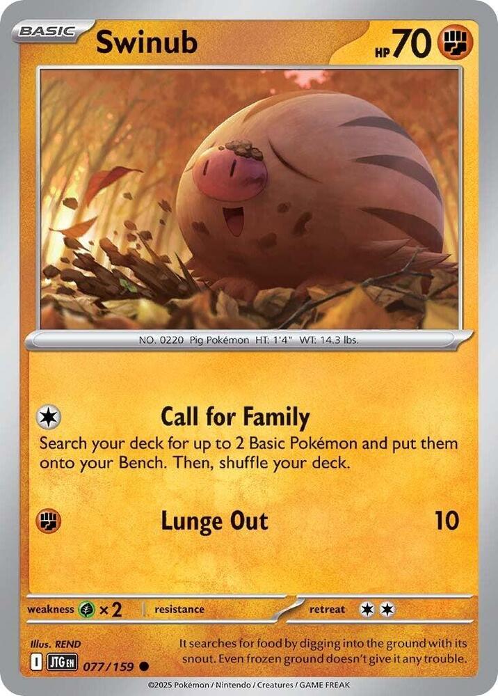 Swinub - #077/159