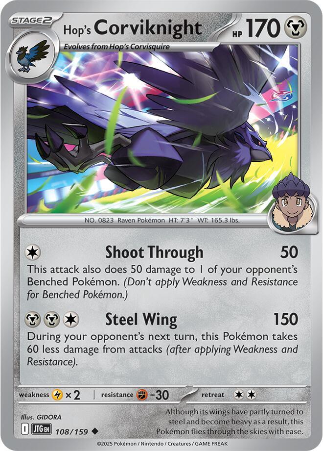 Hop's Corviknight - #108/159