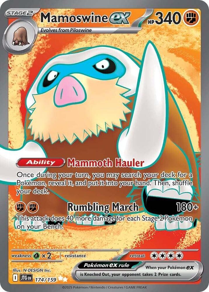 Mamoswine ex - 174/159 - #174/159