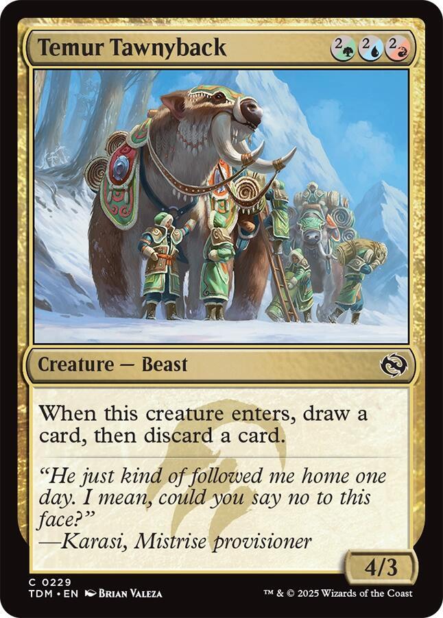 Temur Tawnyback - #229