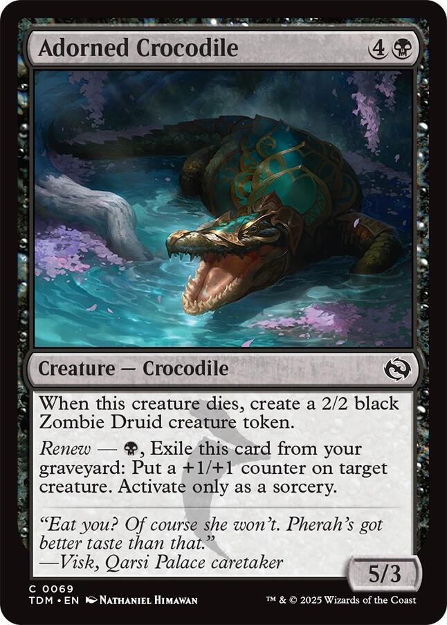 Adorned Crocodile - #69