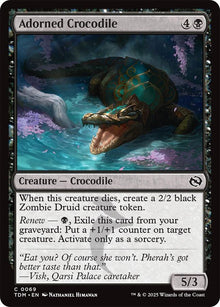 Adorned Crocodile - #69